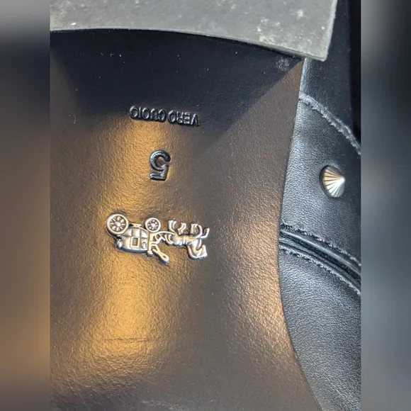 Genuine Coach Chandler bootie all leather size 5 - Picture 7 of 11